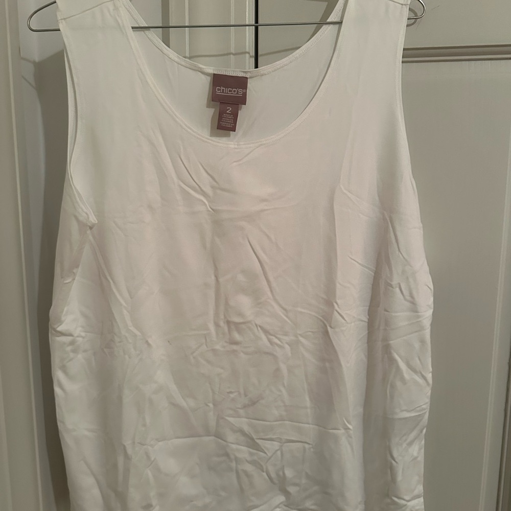 Chico's Classic White Tank Top